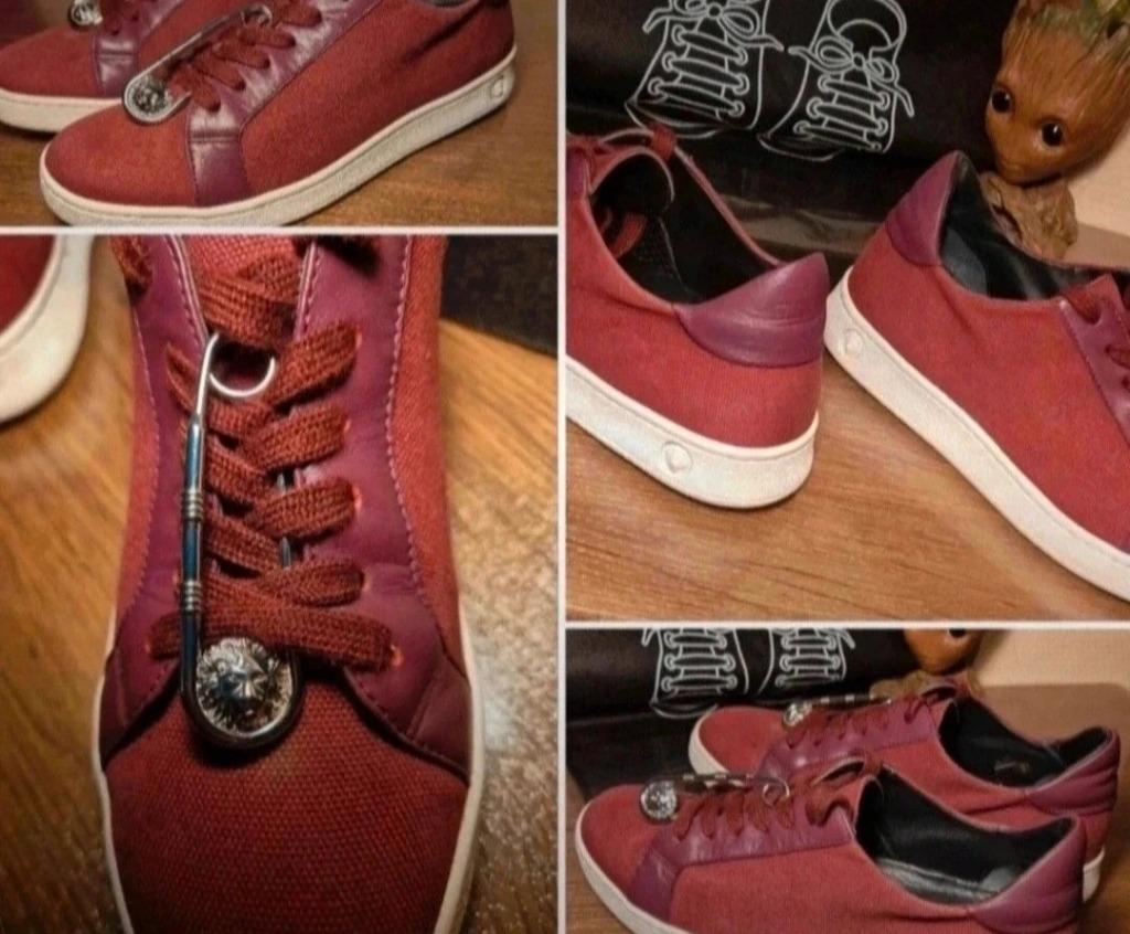 Versace sneakers met veiligheidsspeld voor dames _Maat _36, Kleding | Dames, Schoenen, Zo goed als nieuw, Sneakers, Overige kleuren