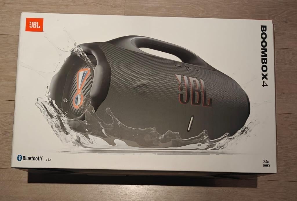 JBL BoomBox 4 Zwart, Audio, Tv en Foto, Luidsprekerboxen, Ophalen, JBL, Overige typen, Nieuw