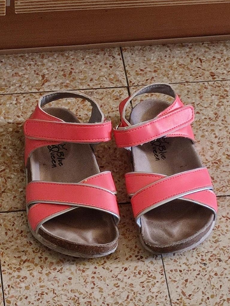 Sandalen van leer maat 27, Blue queen, Gebruikt, Meisje, Schoenen