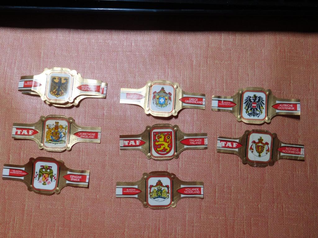 Différentes collections incomplètes bagues cigare Taf (3), Enlèvement ou Envoi, Utilisé, Bagues de cigare