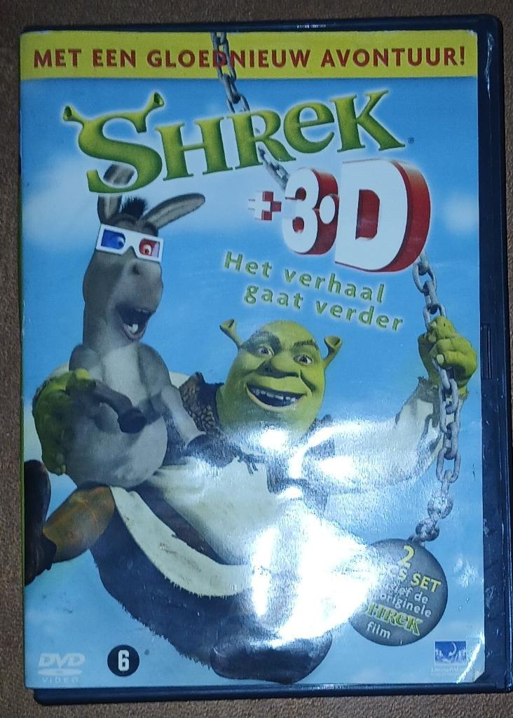 Shrek DVD set, Cd's en Dvd's, Dvd's | Tekenfilms en Animatie, Gebruikt, Amerikaans, Tekenfilm, Vanaf 6 jaar, Ophalen of Verzenden