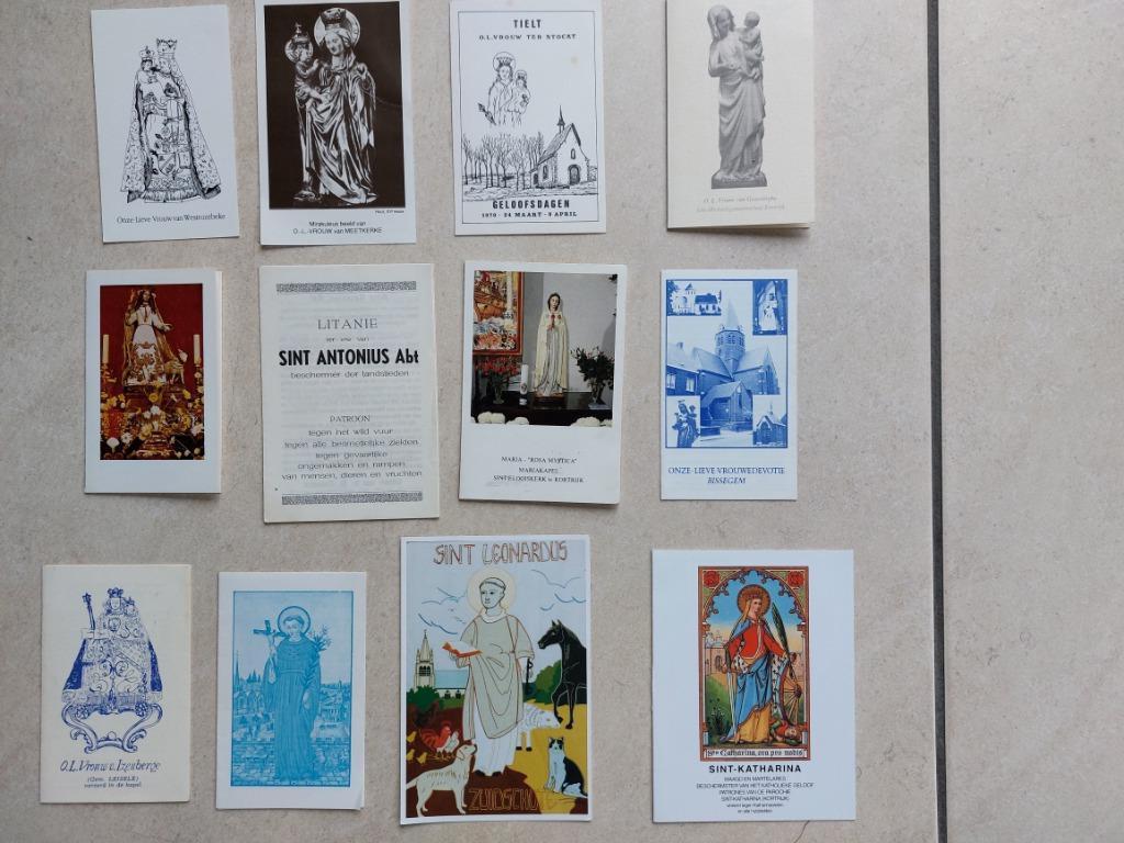 lot devotieprentjes West-Vlaanderen, Verzamelen, Religie, Verzenden