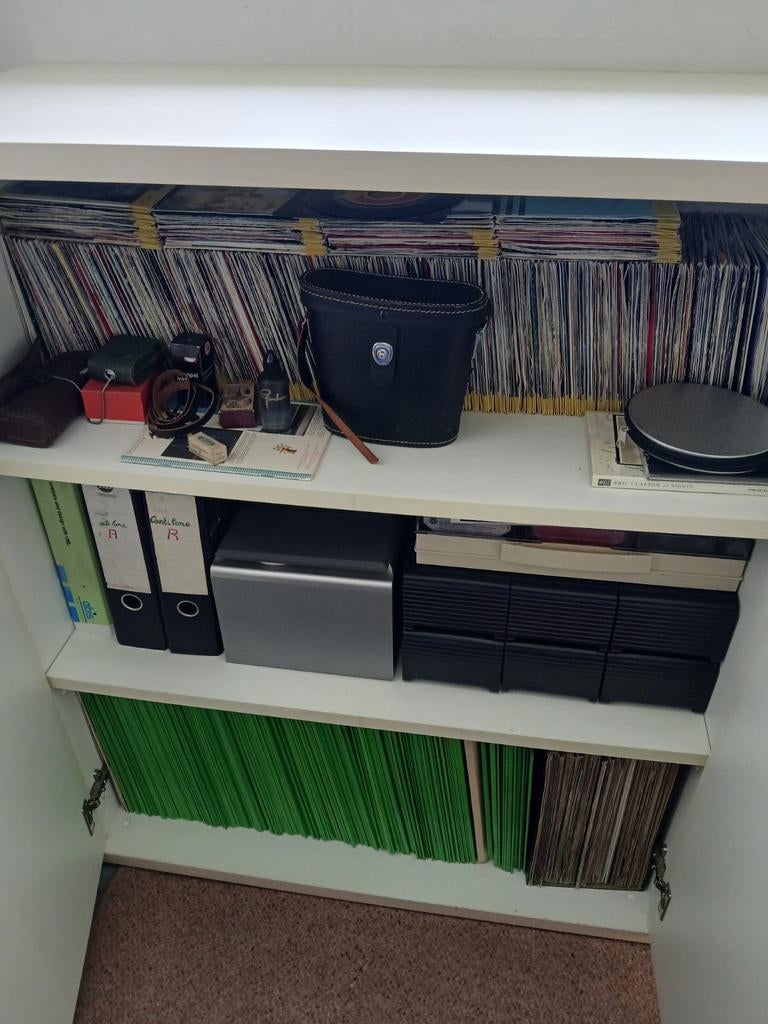 Te koop: witte bureaukasten (3), Huis en Inrichting, Bureaus, Ophalen, Gebruikt