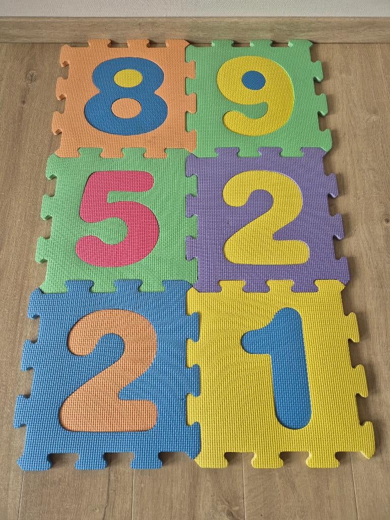 Tapis de jeu à numéros (6 pièces, matériau en mousse, neuf), Enfants & Bébés, Enlèvement ou Envoi, Neuf