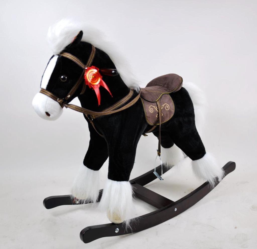 Cabino - Hobbelpaard - Luxe - Zwart, Ophalen, Zo goed als nieuw