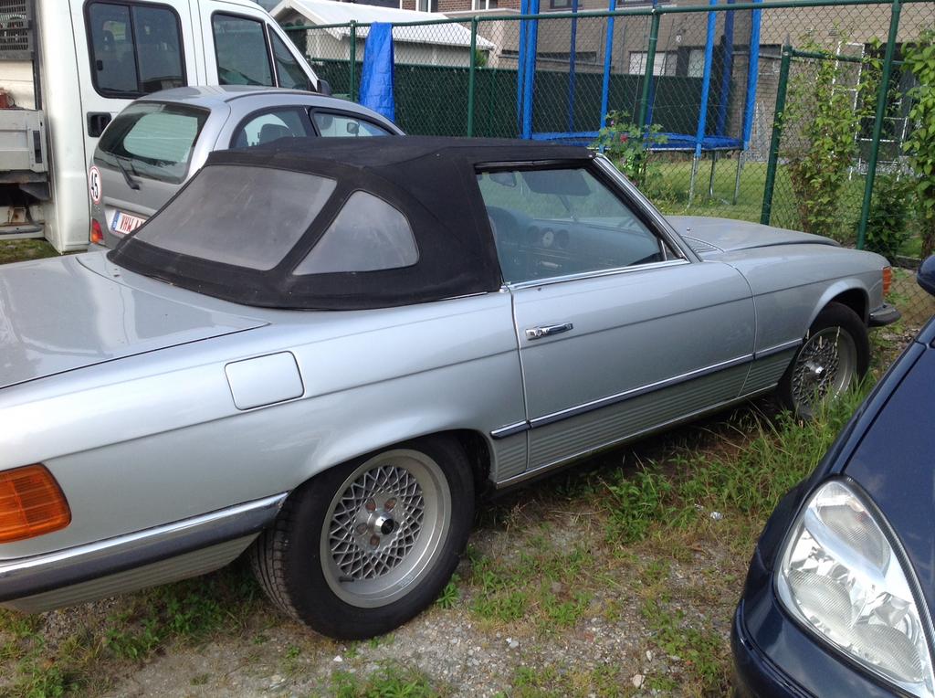 Mercedes SL 1973, Automaat, Cabriolet, Mercedes-Benz, Blauw