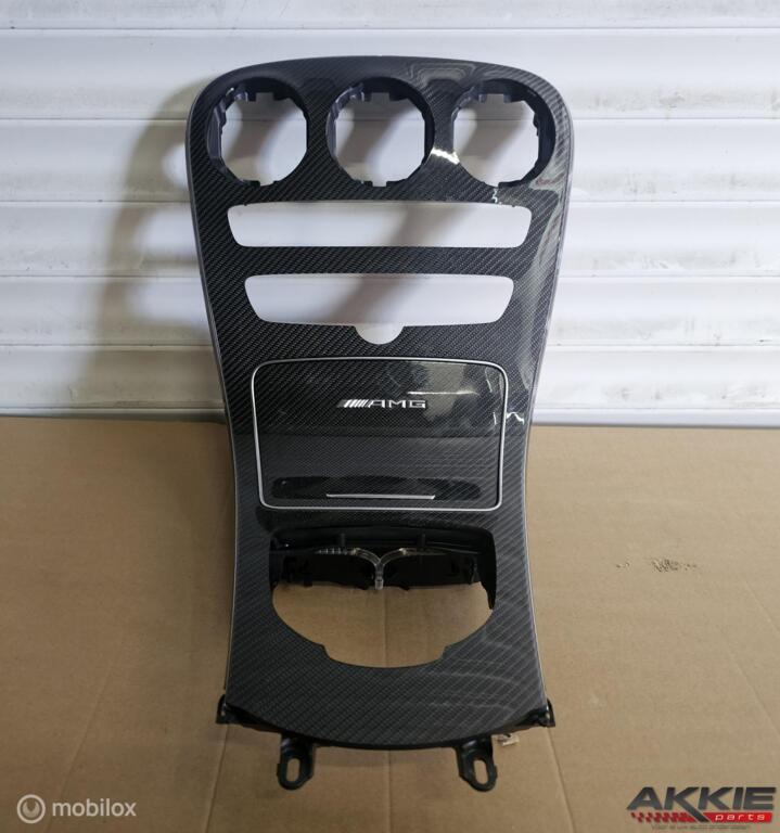 Mercedes C63 amg CARBON Middenconsole W205 S205 A2056803801, Enlèvement ou Envoi, Utilisé
