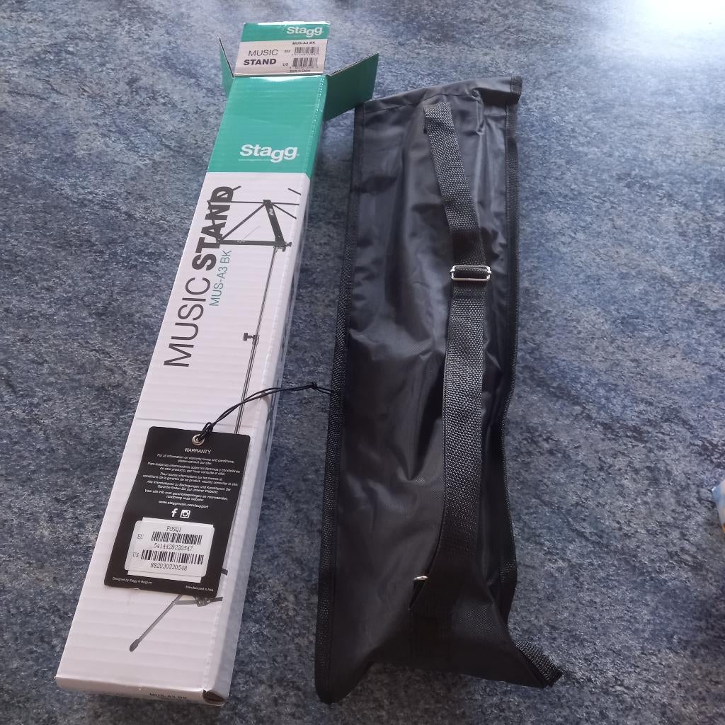 Pupitre Stagg MUS-A3 BK, Ophalen, Zo goed als nieuw