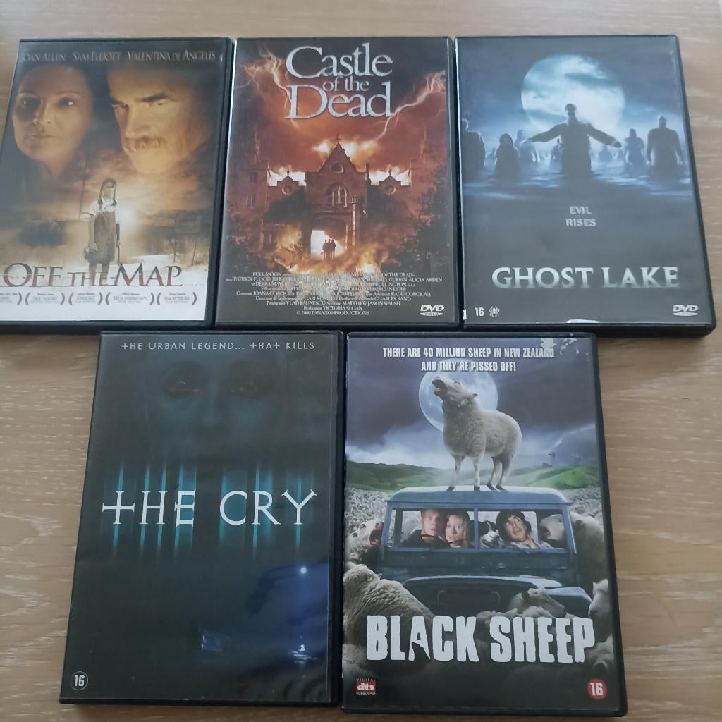 5 dvd genre triller, horror , 2,50 € voor 5 dvd, Cd's en Dvd's, Dvd's | Horror, Ophalen of Verzenden