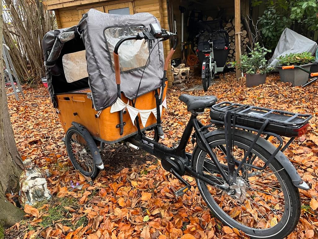 Vogue elektrische bakfiets, Fietsen en Brommers, 4 kinderen of meer, Gebruikt, Elektrisch, Ophalen