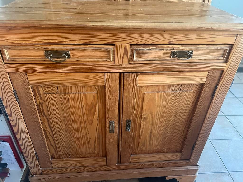 Meuble en bois pitchpin, Enlèvement