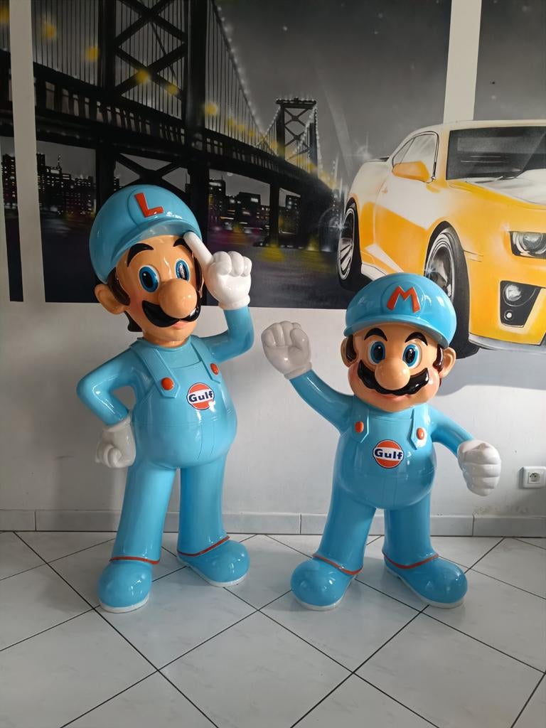 Mario + Luigi 130cm + 100 cm mario Bros, Enlèvement