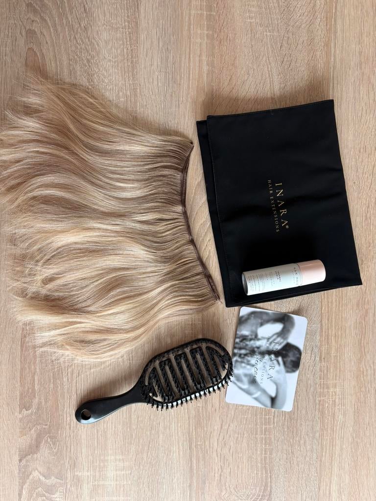 Hairextensions 80 gram blond - Inara, Enlèvement ou Envoi, Comme neuf