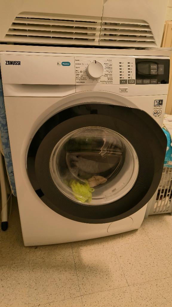 Wasmachine + droogkast Zanussi –werken goed– ophaal zat/zon, Elektronische apparatuur, Wasmachines, 8 tot 10 kg, Ophalen, Gebruikt