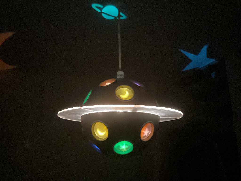 IKEA Blimp projectie lamp, Huis en Inrichting, Ophalen of Verzenden, Gebruikt, Kunststof