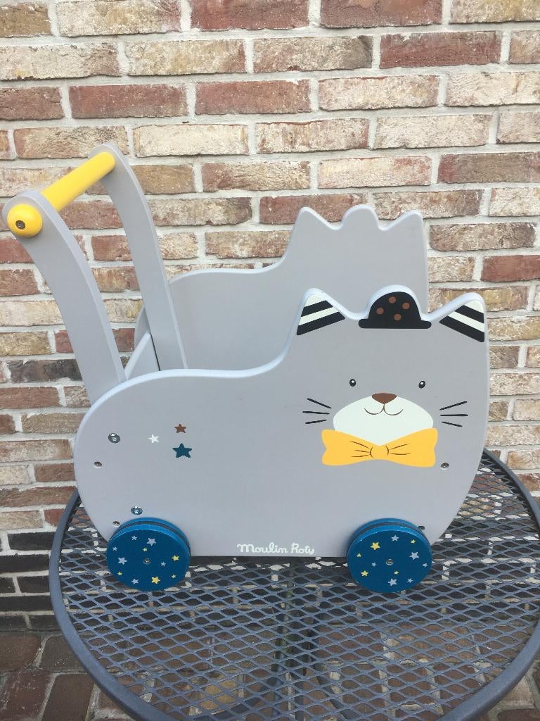 LOOPWAGENTJE MOULIN ROTY DE SNORREN ZO GOED ALS NIEUW, Enfants & Bébés, Enlèvement ou Envoi, Comme neuf, Autres types, À roulettes