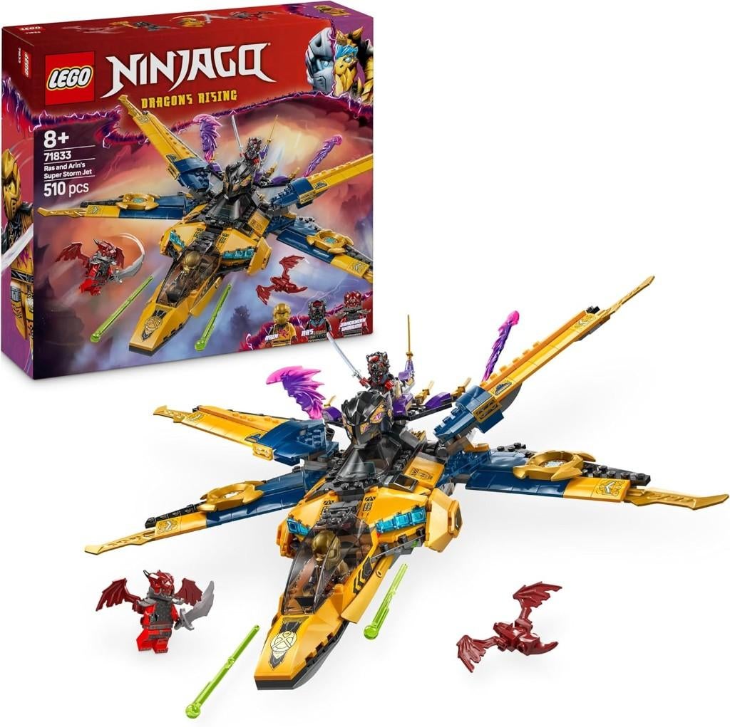 Neuf - Lego Le super avion tempête de Ras et Arin (71833), Verzenden, Lego, Nieuw, Ninjago