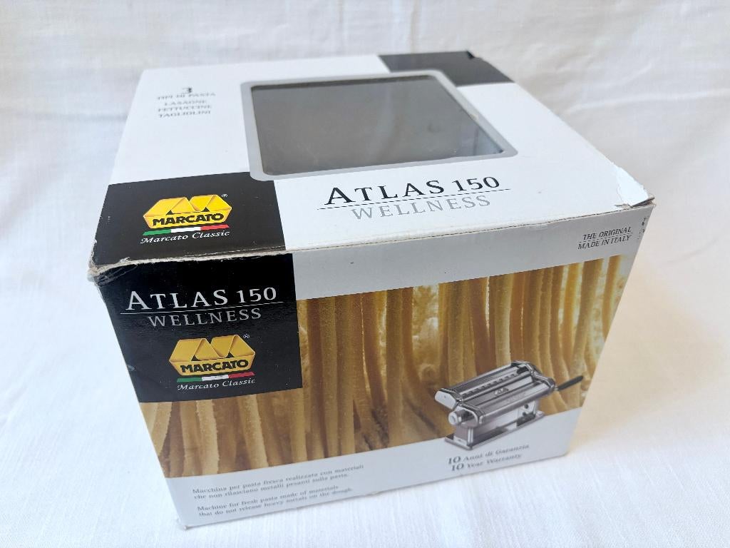 Marcato - Pastamachine - Atlas 150 WELLNESS, Huis en Inrichting, Keuken | Keukenbenodigdheden, Verzenden, Metaal, Pastamachine