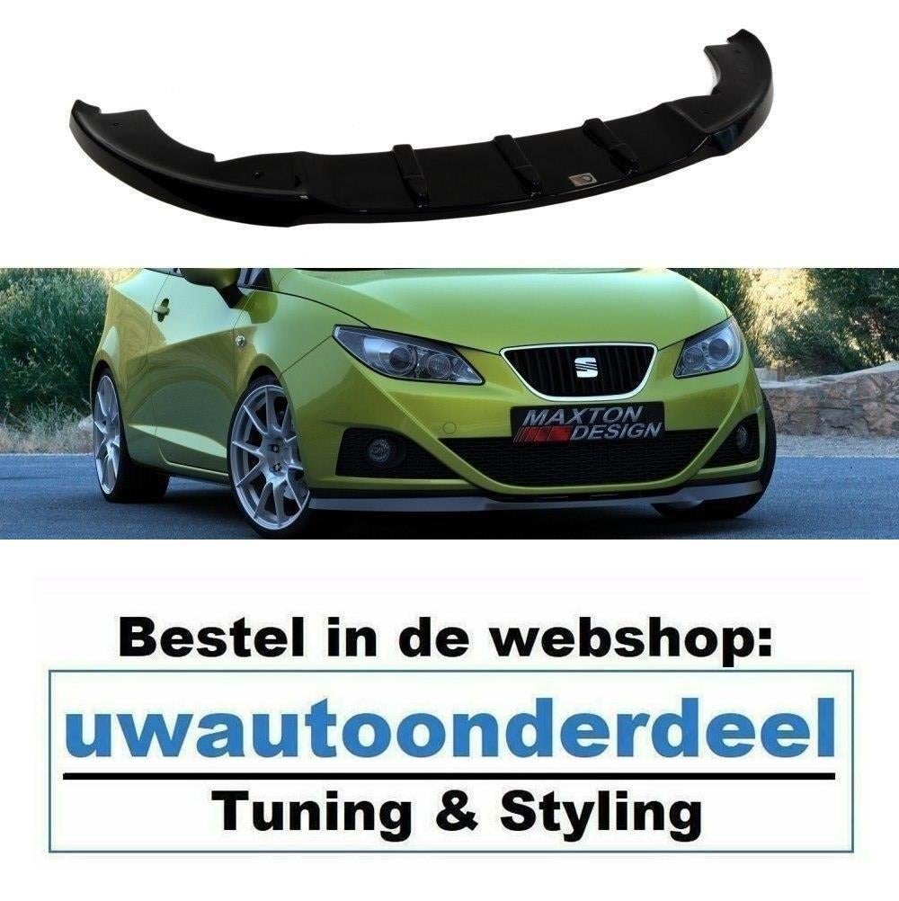 Maxton Spoiler Voorspoiler Lip Splitter Voor Seat Ibiza 6J, Verzenden