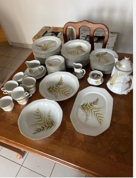 Vaisselle Vintage Winterling Marktleuthen Bavaria 65 pièces, Enlèvement