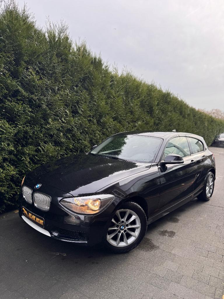 BMW 116I 2013 65000KMS, Auto's, Euro 5, Zwart, 4 cilinders, Leder