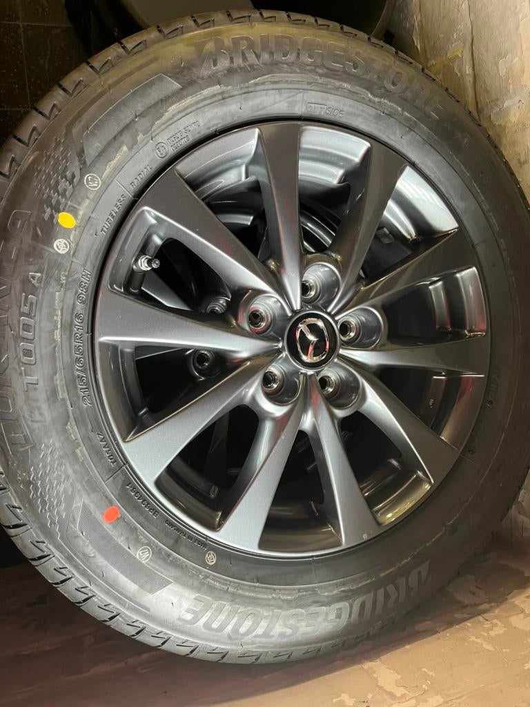 4 Roues NEUVES Mazda CX-30 16”215/65 R16+TPMS+Bridgestone, Neuf, 215 mm, 16 pouces, Pneus été