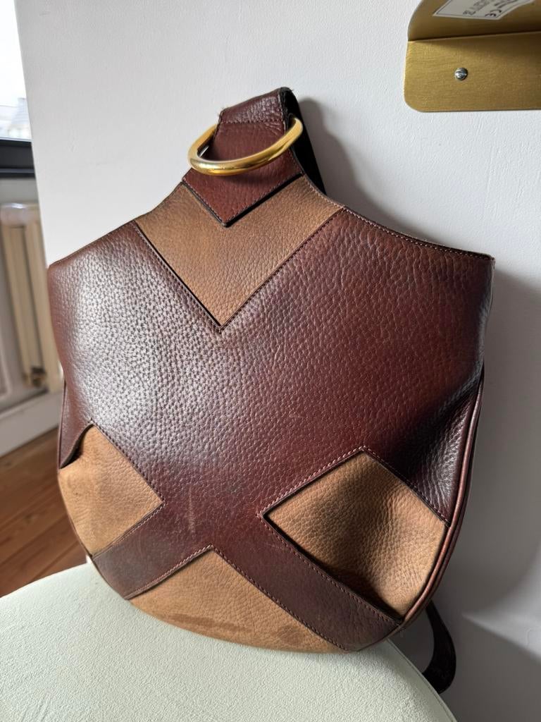 Sac à main Delvaux, Enlèvement ou Envoi, Brun, Sac à main