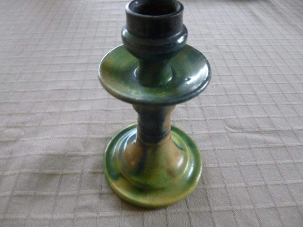 Vlaamse aardewerk kandelaar, Ophalen of Verzenden