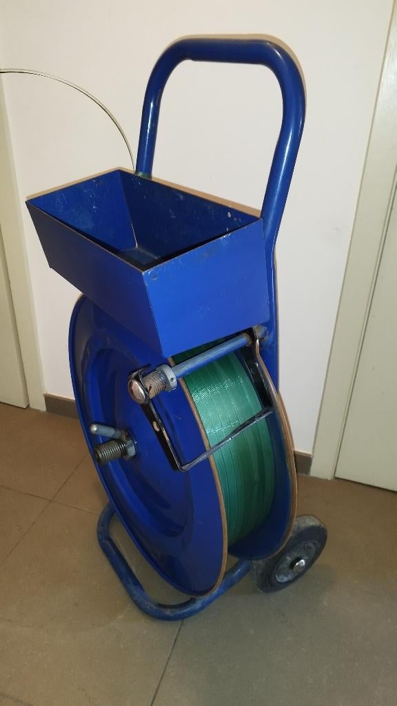 Chariot dévidoir pour cerclage avec feuillard, Enlèvement