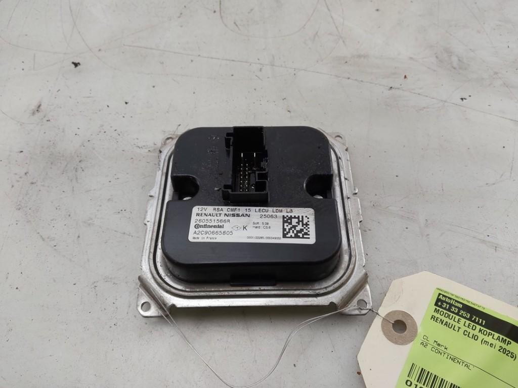 MODULE LED KOPLAMP Renault Clio V (RJAB) (|260551566R|), Gebruikt, Renault, Continental AG, Continental-Plaza 1
30175  Hannover, DE