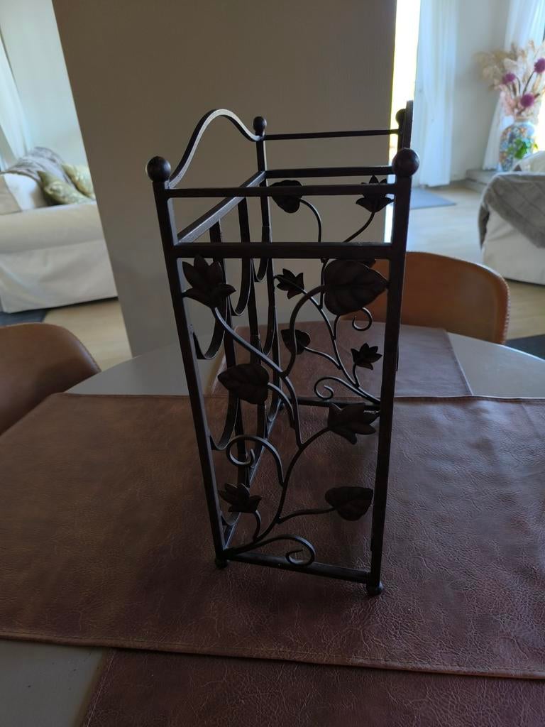 Porte-bouteilles en fer forgé, Maison & Meubles, Enlèvement