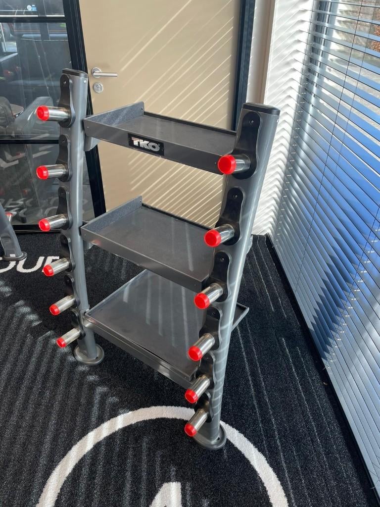 Accessory Rack - TKO - Showroom, Sport en Fitness, Fitnessmaterialen, Zo goed als nieuw, Overige typen, Armen, Benen, Borst, Buik