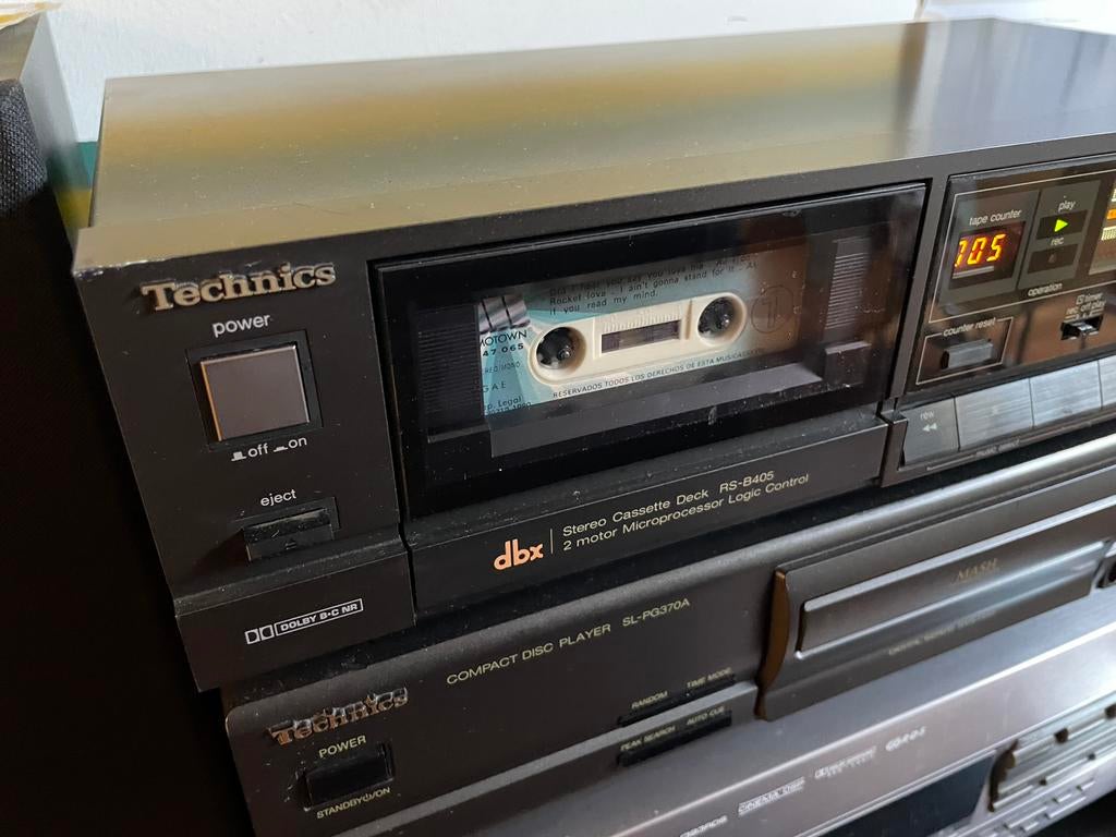 Technics stéréo cassette deck  RS-B405, TV, Hi-fi & Vidéo, Enlèvement ou Envoi