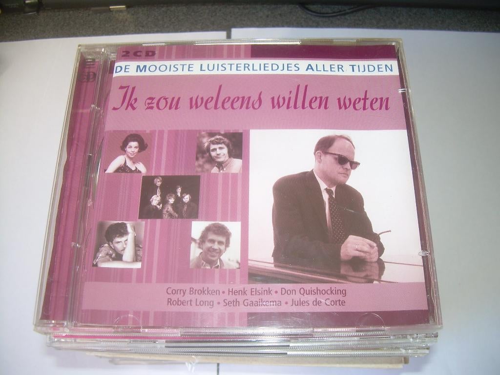 2 CD S - DE MOOISTE LUISTERLIEDJES ALLER TIJDEN, Cd's en Dvd's, Cd's | Verzamelalbums, Ophalen of Verzenden, Zo goed als nieuw