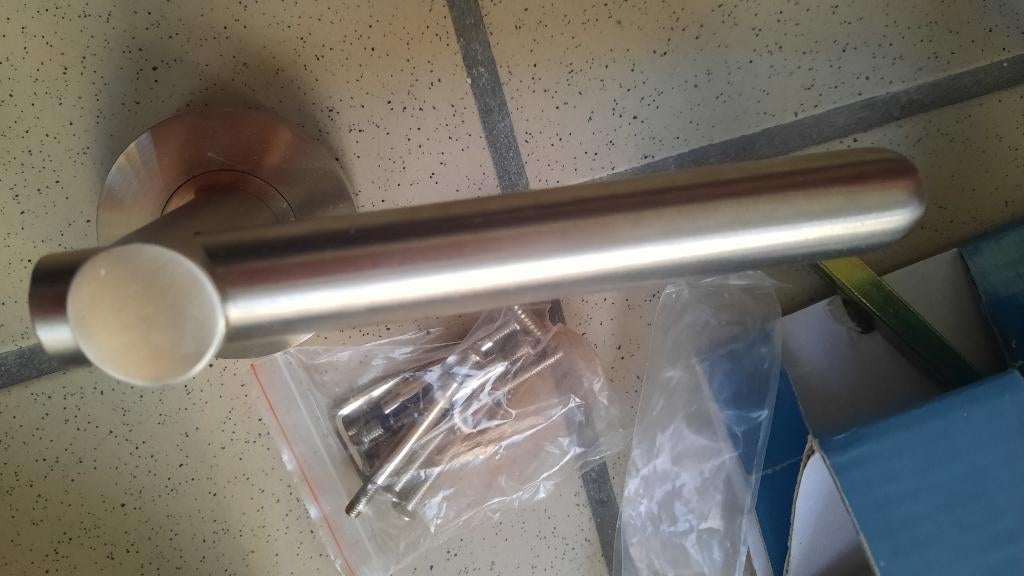 poignées de porte, Bricolage & Construction, Enlèvement, Neuf, Chrome