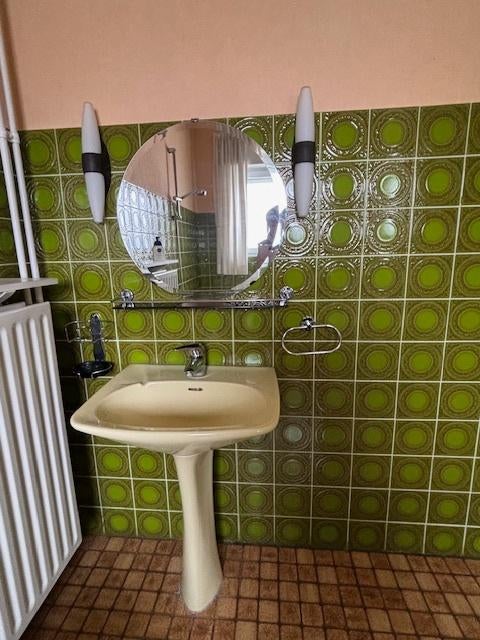 vintage lavabo, Ophalen, Gebruikt, Steen, Wastafel