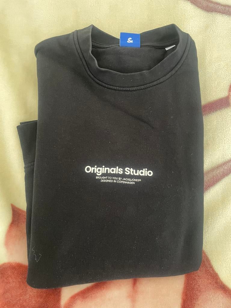 Zwarte trui van jack and jones, Kleding | Heren, Ophalen, Zwart, Zo goed als nieuw, Algemeen
