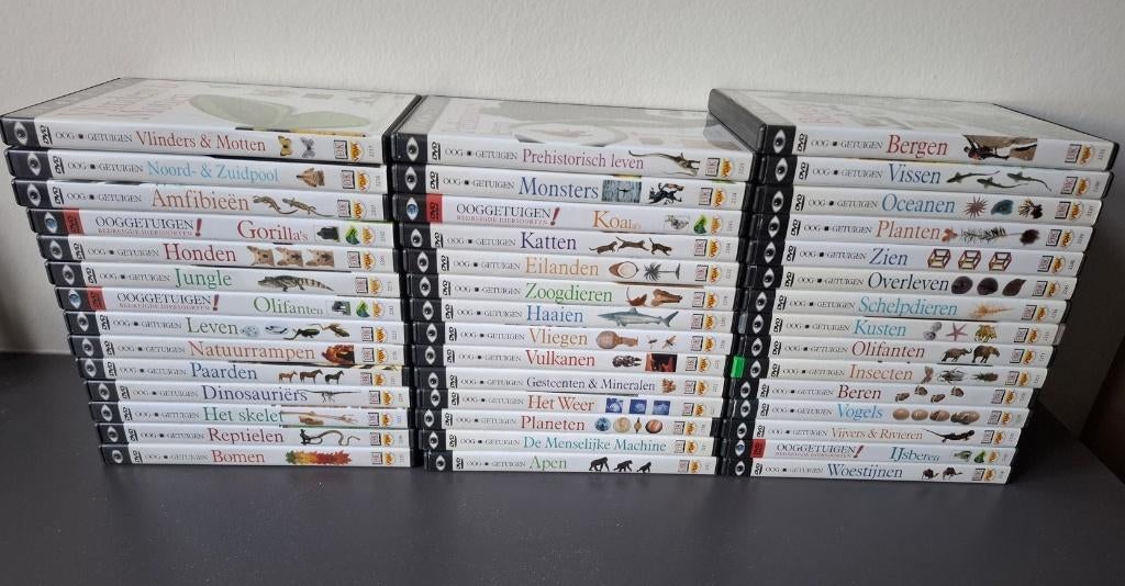 43 dvd's ooggetuigen, Ophalen of Verzenden, Gebruikt