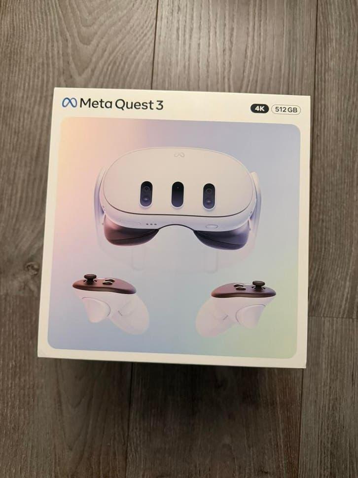 Meta Quest 3 512GB VR Headset | Nieuw | 4K, Consoles de jeu & Jeux vidéo, Virtual Reality