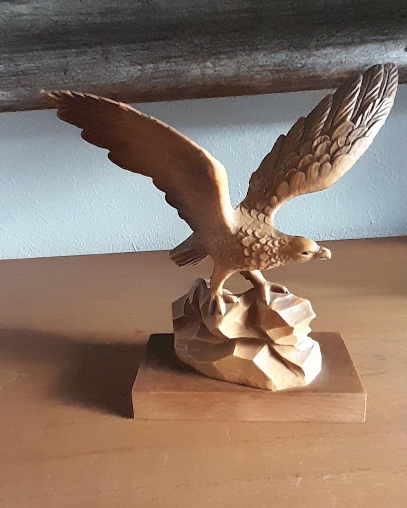 Prachtige houten Adelaar..., Ophalen of Verzenden