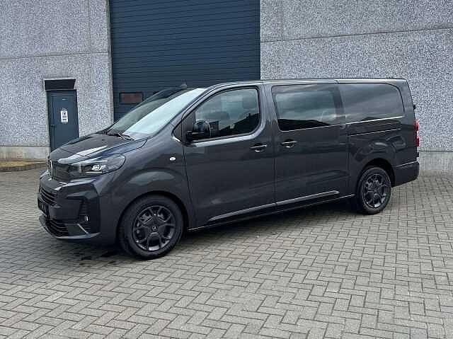 Citroen Jumpy Dubbel Cabine 2.0 180PK AUTOMAAT / BEKLEDE, Autos, Camionnettes & Utilitaires, 177 ch, Argent ou Gris, Achat, Entreprise