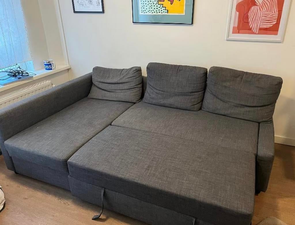 Zetelbed met opbergruimte kan  gebracht worden, Ophalen, Zo goed als nieuw