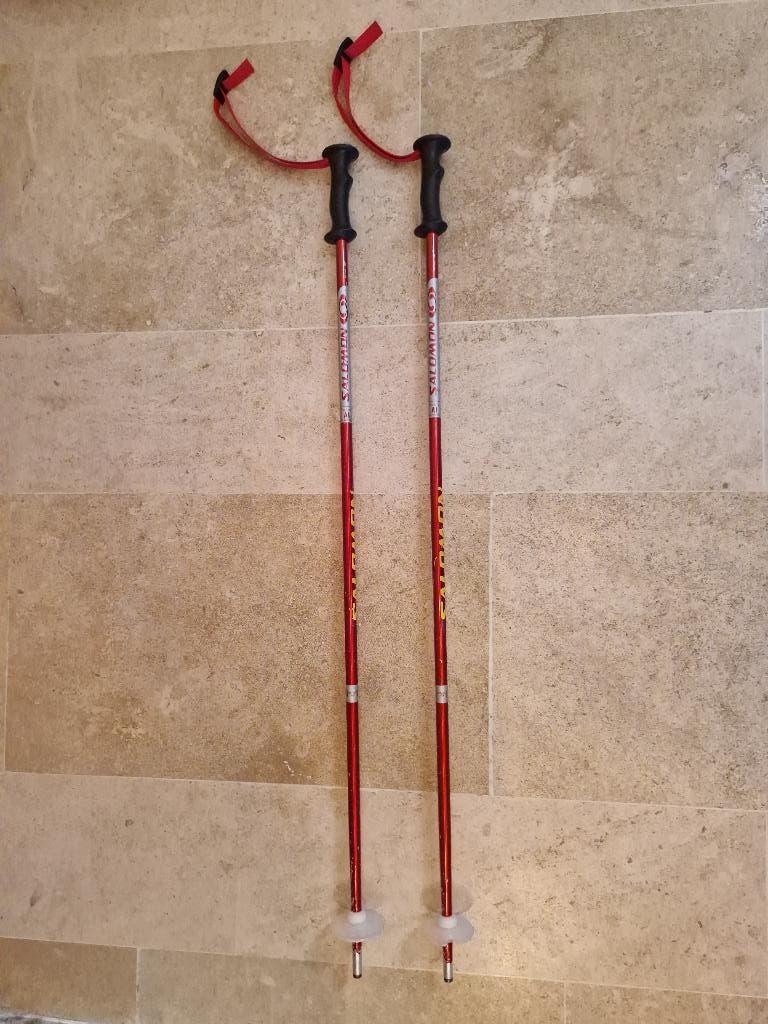 Bâtons de ski ROSSIGNOL DYNAMIC ALUMINIUM 95 cm - Occasion, Sports & Fitness, Moins de 100 cm, Rossignol, Enlèvement, Utilisé