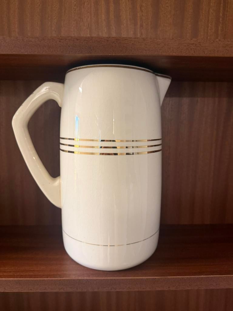 Te koop: Vintage Kan – wit met gouden details, Enlèvement