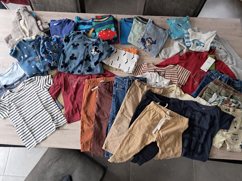 Pakket kinderkleding jongens maten 92,98,104, Ophalen, Gebruikt, Maat 98