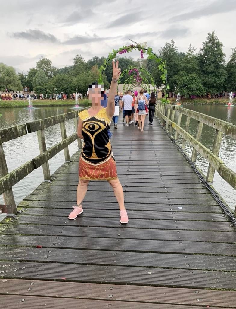 Unieke Tomorrowland Jurk, Kleding | Dames, Jurken, Overige kleuren, Ophalen of Verzenden, Zo goed als nieuw, Maat 36 (S)