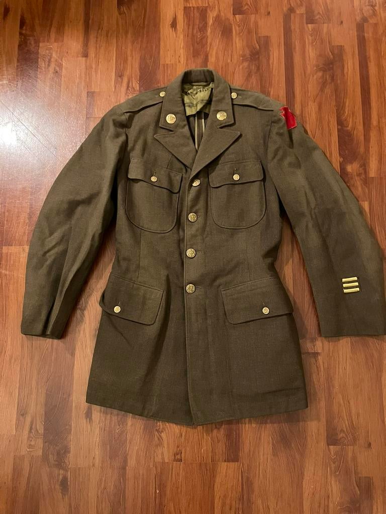 US WW2 service jacket enlisted men, Verzamelen, Ophalen