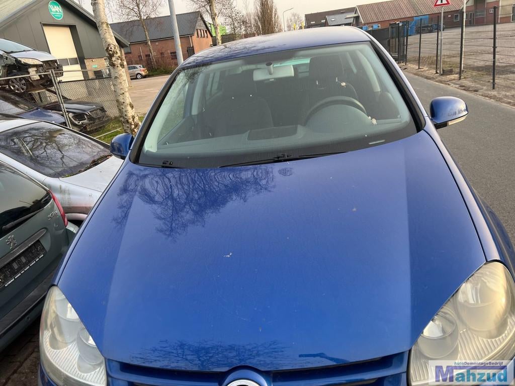 VW GOLF 5 BLAUW LC5J Motorkap 2004-2009, Gebruikt, Volkswagen, Volkswagen AG, Vw@volkswagen.de