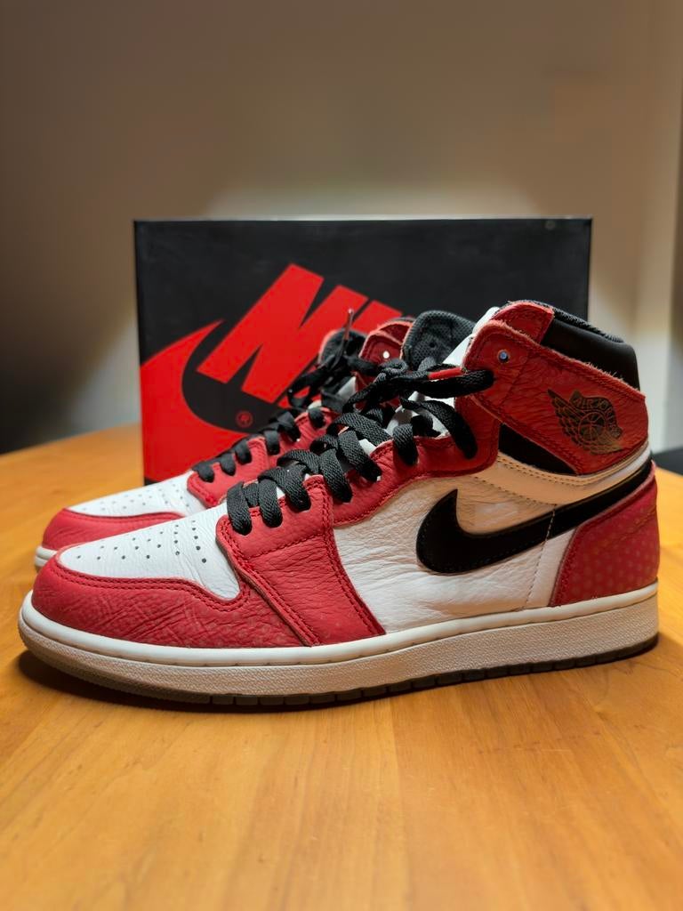 Nike Air Jordan 1 High Spider-Man Origin Story, Kleding | Heren, Schoenen, Zo goed als nieuw, Ophalen of Verzenden
