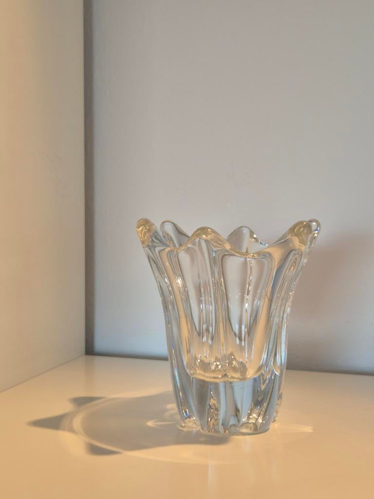 Vase en cristal Daum, Ophalen of Verzenden